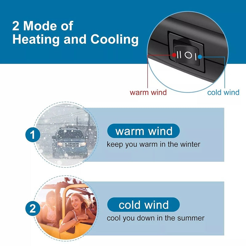 12V Portable Car Heater, Rotatable Alvore