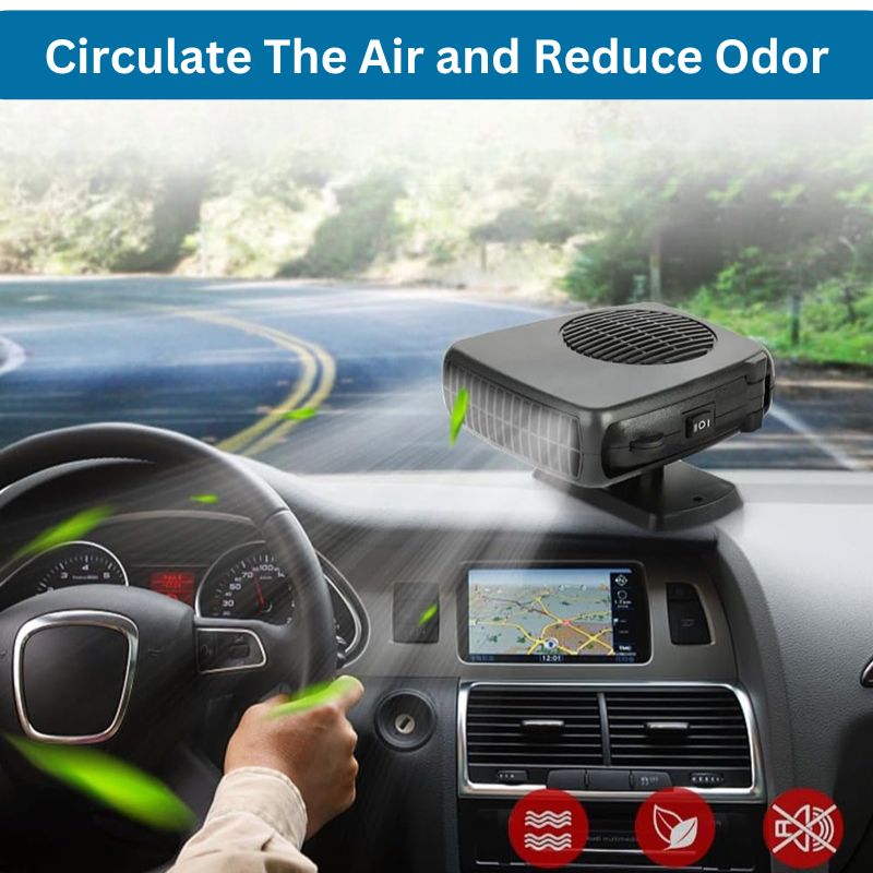 12V Portable Car Heater, Rotatable Alvore