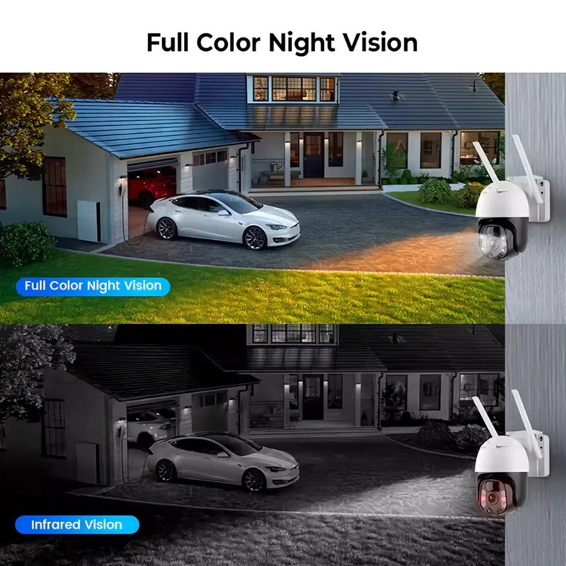 2K Solar WiFi PTZ Security Camera Alvore