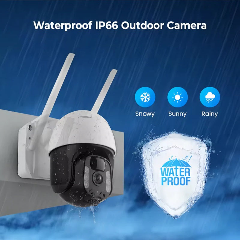2K Solar WiFi PTZ Security Camera Alvore