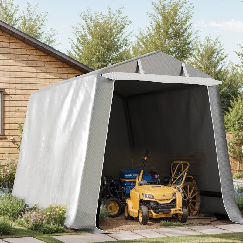 6x8 ft Heavy-Duty Portable Storage Shed Alvore