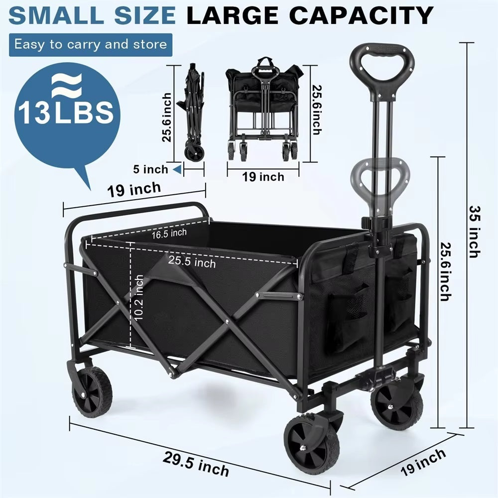 Alvore Heavy-Duty All-Terrain Folding Wagon Alvore